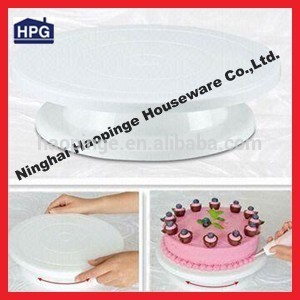 Plastic cake decorating supplies cake turntable