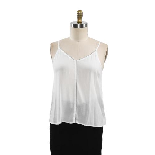 Nova camisola de chiffon feminino