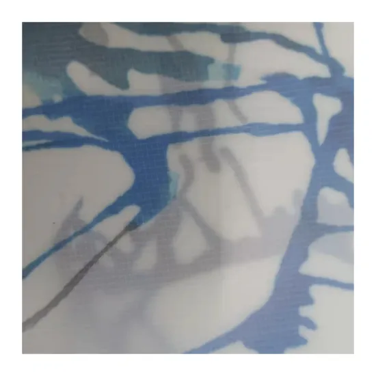 High Transparency Waterproof Shell Fabric with TPU Interlock Suit and Jacket Material