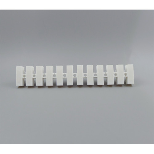 terminal strips made of polypropylene flat base