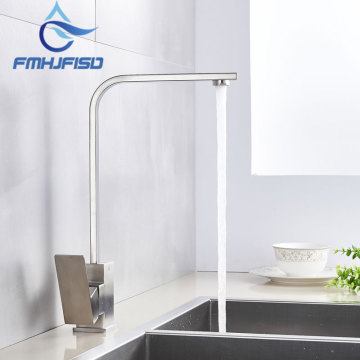 FMHJFISD Kitchen Faucets 360 Rotate Kitchen Sink Water Faucet Swivel Mixer Tap Single Holder Single Hole Black Mixer Tap torneir