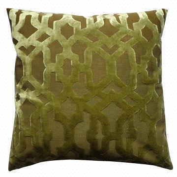 Cutting Velvet Pillow, Measures 43 x 43cm