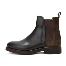 Trendy Men's Full Grain Leather Boots