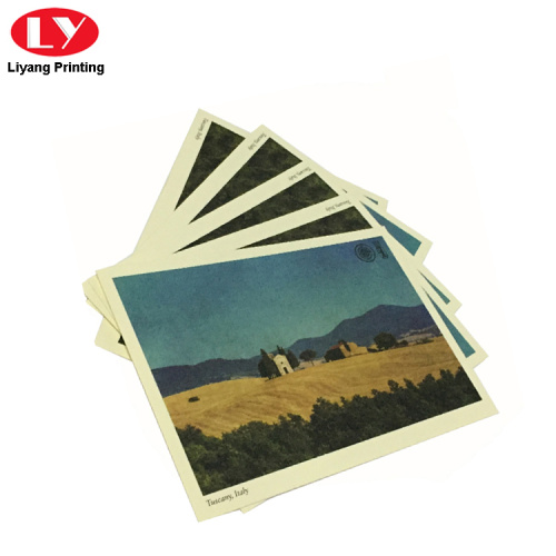 नया डिजाइन रंगीन पोस्टकार्ड मुद्रण उपहार कार्ड