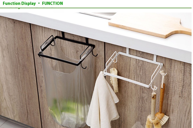 Wrought Iron Trash Can Hanger