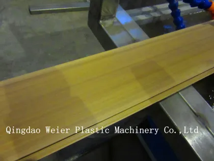 Greener Ecological floor wood plastic machine