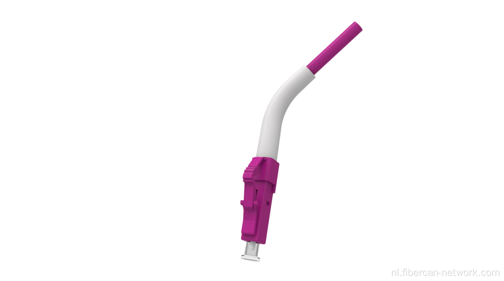 LC Fiber Optic Connector met een hoek van 45 ° Angle Boot