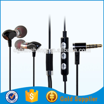 Ceramic stereo earphone, earbuds with microphone earphones for mobile phones