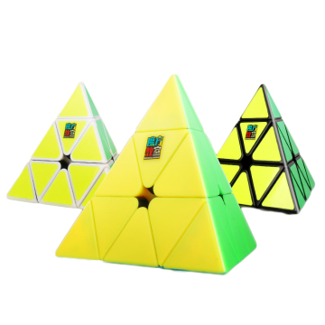 Pyramid Shaped Speed Cube Toy - Moyu Meilong MF8857: A Challenging Educational Puzzle for Kids and Adults Made of ABS Plastic
