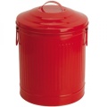 30 Liter Galvanized Tin Waste Bin with Lid