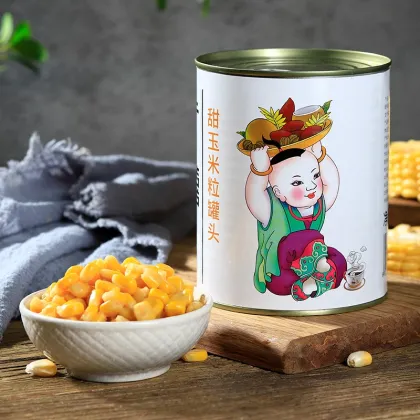 0.9kg Instant Healthy Sweet Corn Canned: Perfect for Corn Juice, Bubble Tea, and Flavor Drinks