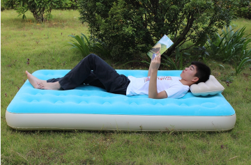 Inflatable bed for camping/folding air bed