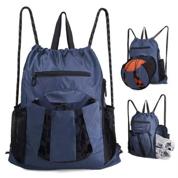 Sports Gym Backpack Dropstring Basketball Resistant