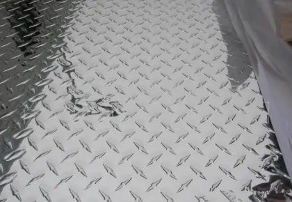 aluminum one bar checkered sheet