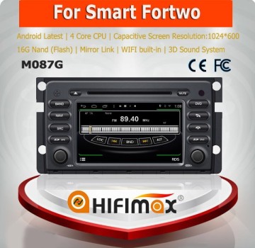 HIFIMAX Android 4.4.4 car radio dvd gps navigation system for Benz Smart 2012-2013 WITH Capacitive screen 4 core CPU 16G flash