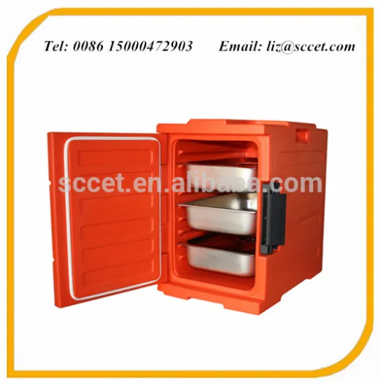 Catering service Food warming pan carriers for hot food transport with GN pans