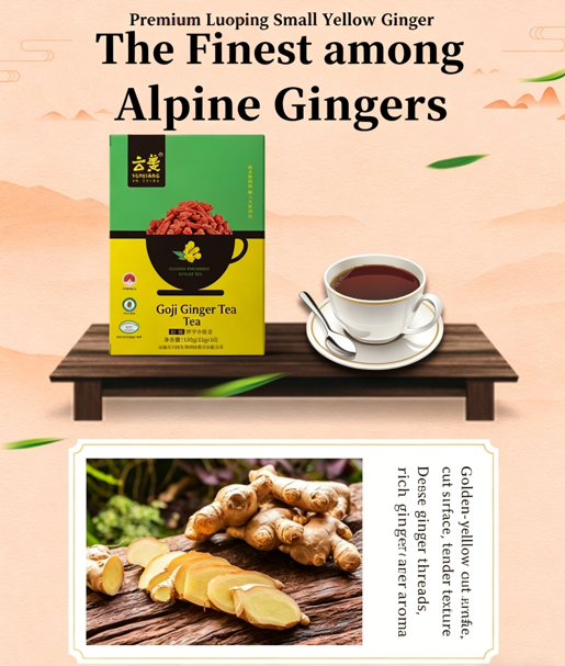 Yellow Box Wolfberry Ginger Tea
