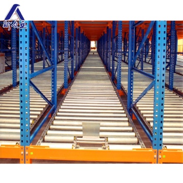 Xinzhongya Gravitating Racking System Carton Flow Pallet Rack with Roller Track