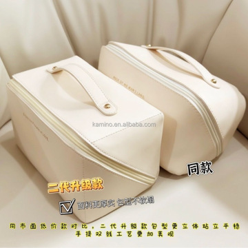 Custom Eco-Friendly Travel Makeup Bag: Premium PU Leather Mini Zipper Pouch for Professional Cosmetics
