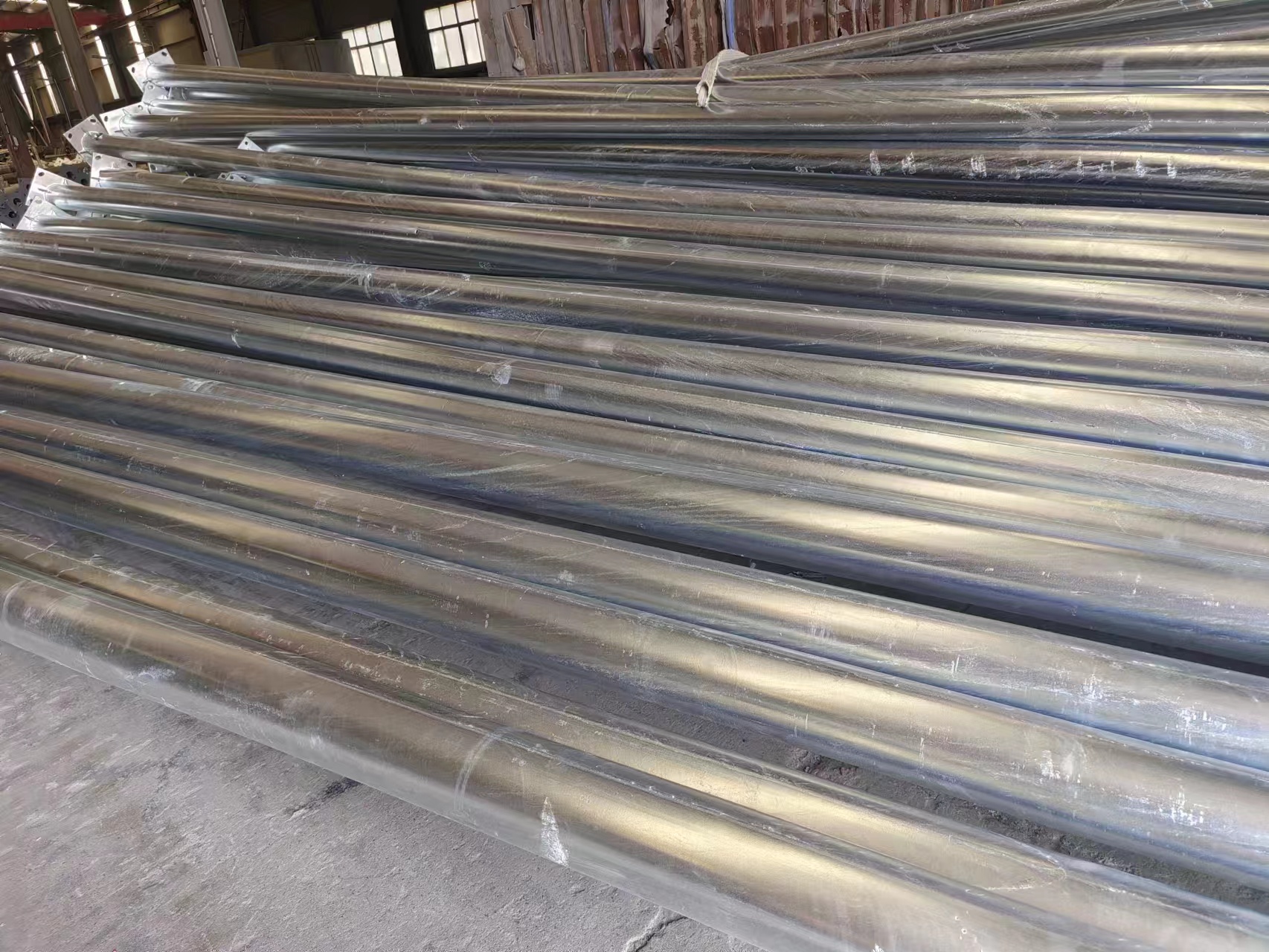 outdoor steel Light Pole Octagonal Street Light Poles
