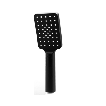 Black square ABS hand shower