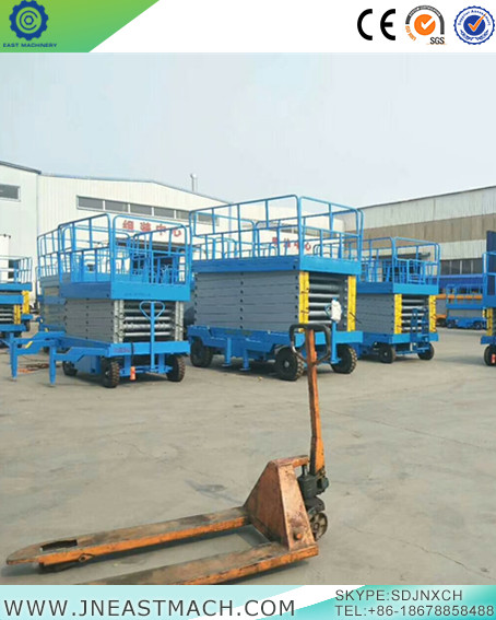 0.5t 6m Height Trailer Traction Mobile Scissor Lift