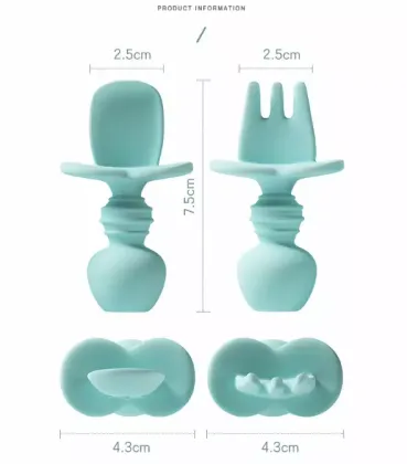 Custom Silicone Baby Traning Utensils