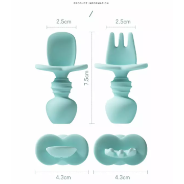 Ustensiles de transmission de bébé en silicone personnalisé