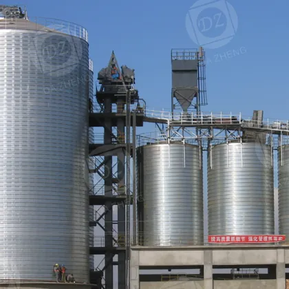 Galvanized steel silo for new energy materials