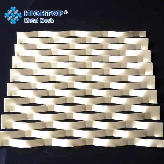 Architectural Grade Decorative Rugged Powder Coated Aluminum Expanded Metal Mesh Panels