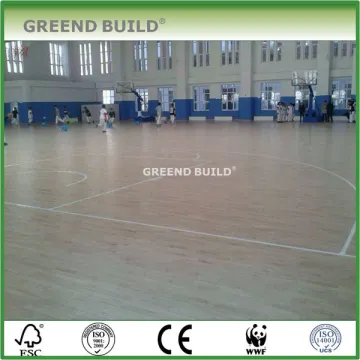 Oak wooden flooring for shcool sports hall
