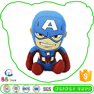 Factory Supply Excellent Quality Factory Price Custom Tag Plush Toy Super Hero Toys