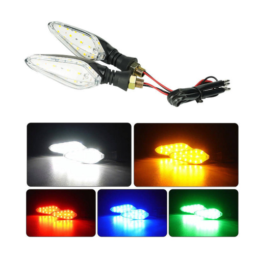 LiuHJG 12V Motorcycle Lighting System Flashing Motorcycle Indicator Lamp Motorcycle Rear LED Turn Signal Light