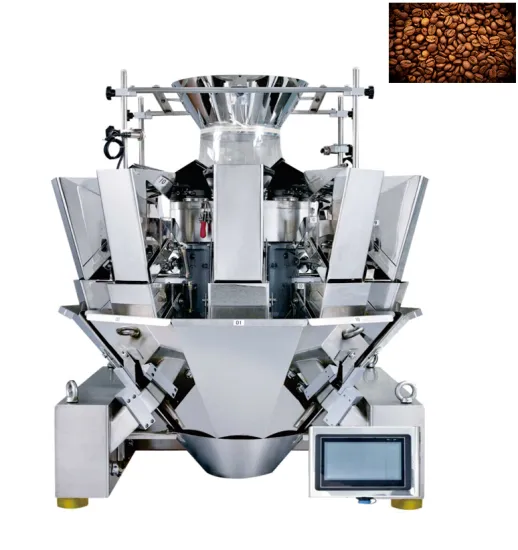 Valve Gusset Bag Packaging Machine for Coffee Bean Powder - 10 Head Multihead Weigher