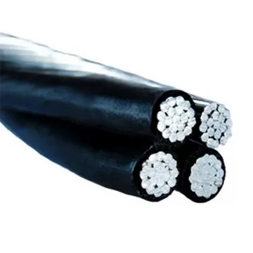 AAAC Conductor 4 AWG Harrier Whippet ABC Cable Duplex