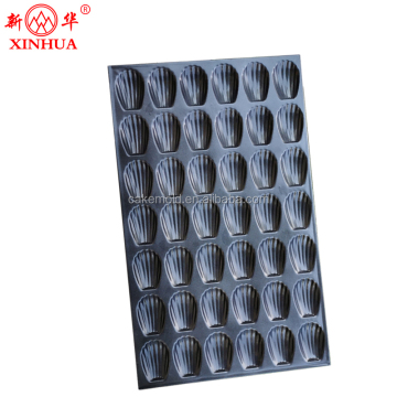 Food Grade Factory Direkte Aluminiumstahl Madeleine Schimmelpackpfanne