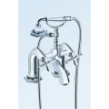 Deck Mounted Cross Handles Bath Mixer ○