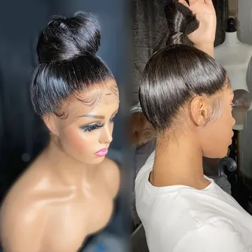 GS Cheap 360 Full HD Lace Front Human Hair Wigs Glueless Lace Frontal Wigs