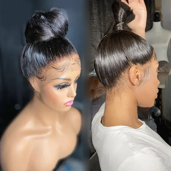 GS Cheap 360 Full HD Lace Front Human Hair Wigs Glueless Lace Frontal Wigs