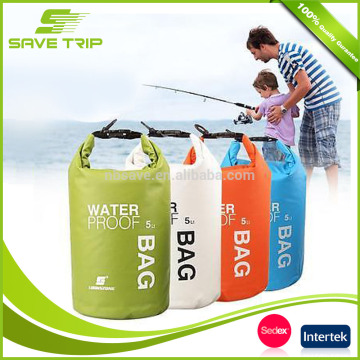 New PVC Waterproof Fishing Backpack Dry Bag With Single or Double Shoulder Strap