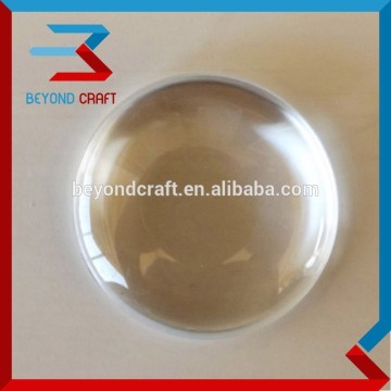 Clear crystal fridge magnet for color printing