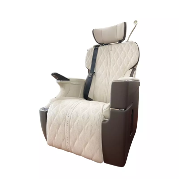 Electric Adjustable Leather Luxury SUV Car Seats with Console, Armrest, and Smart Touch Screen System