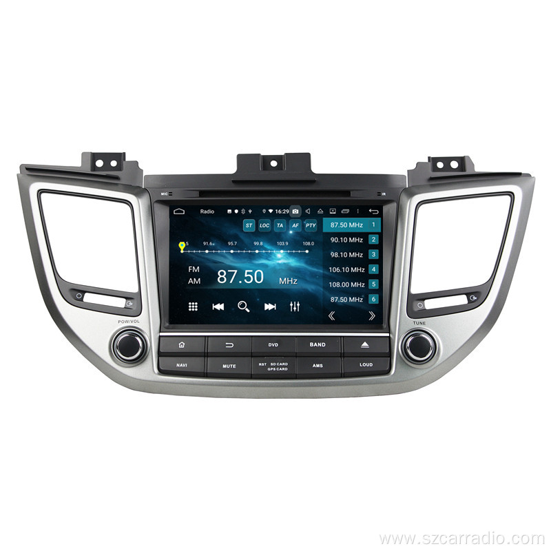 Tucson IX35 2015 Autoradio Android 9.0 Navigation