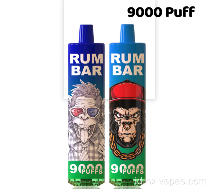 Rum Bar 9000 Puffs Disposable Vapes Grosir