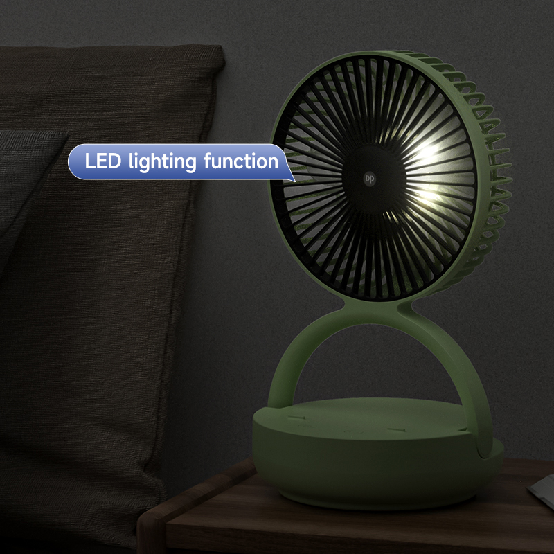 Rotating Folding Portable Mini Table Desk Rechargeable Fans