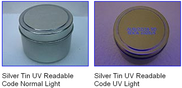 UV DOD inkjet coder sample