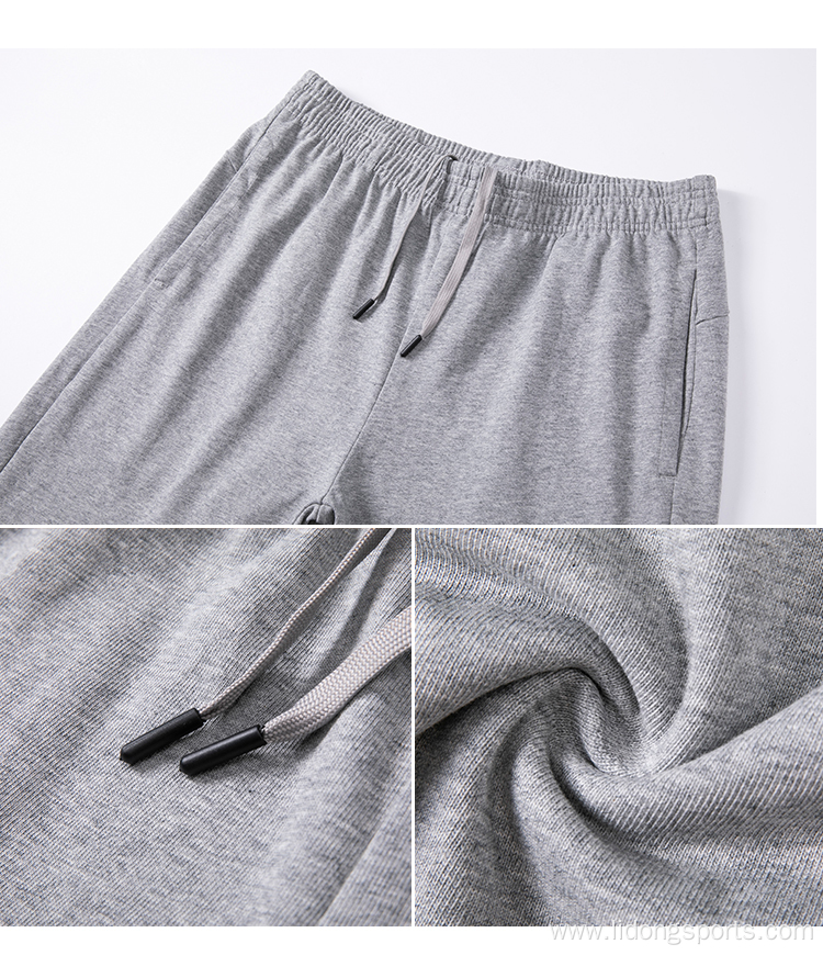 Plain sweat shorts Cotton Casual Fitness Running Shorts