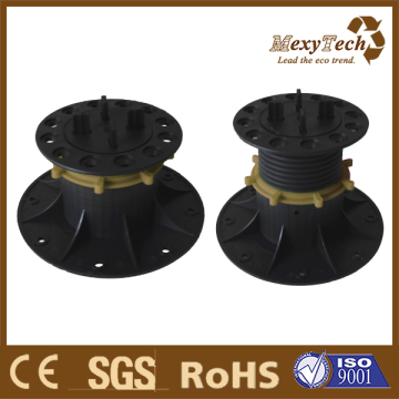 plastic support jacks for outdoor decking floor