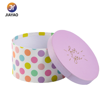 Polka Dot Paper Gift Box