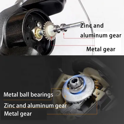 Guangwei Brand Carp Reel 2000-8000 Size 10+1BB Metal Spinning Reel